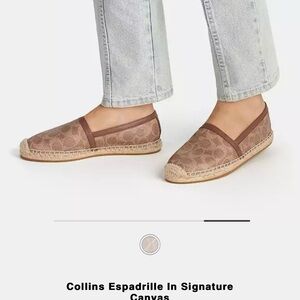 Collins Espadrille In Signature Canvas